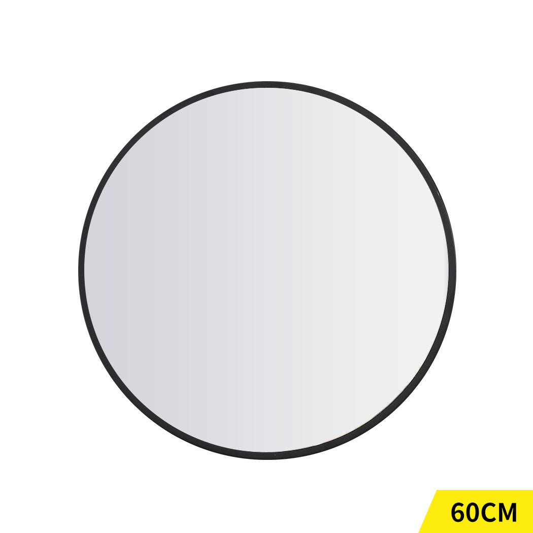 Wall Mirror Round Shaped Bathroom Makeup Medium-1942353355779215360
