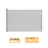 BoPeep Retractable Baby Safety Gates 300cm Grey 300 cm-1910112818594713600