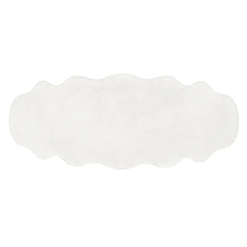 Marlow Floor Rug Area Rugs Cloud Fluffy 60X160cm White-2018816752720416768