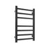 Heated Towel Rail Warmer Rack Wall Mounted Black-2006733186985496576