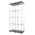 164cm Glass Display Cabinet 2 Doors-2006732805702291456