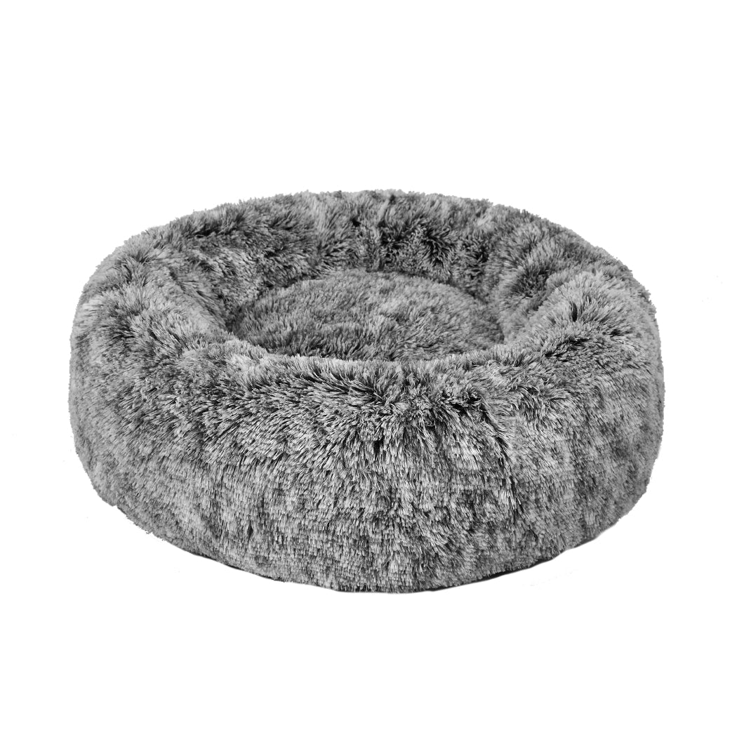 PaWz Pet Bed Cat Dog Donut Nest Calming L Charcoal Large-1864184498451779584