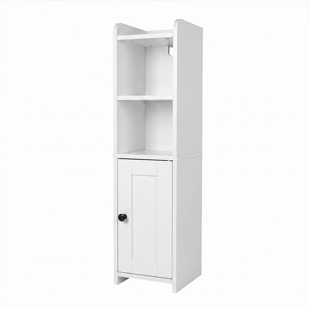 Levede Bathroom Cabinet Storage Slim Organiser Toilet Paper Storage 78.5cm White-2061251856700674048