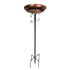 Toque Bird Bath Feeder Outdoor Garden Freestanding Metal Weather Resistant 100cm-2061251870604791808