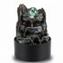 Spector Tabletop Water Fountain Resin LED Light 3 Flow Levels Waterfall Office-2061251862543339520