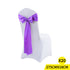 20x Multicoloured Satin Chair Sashes Lavender-2065254449840001024