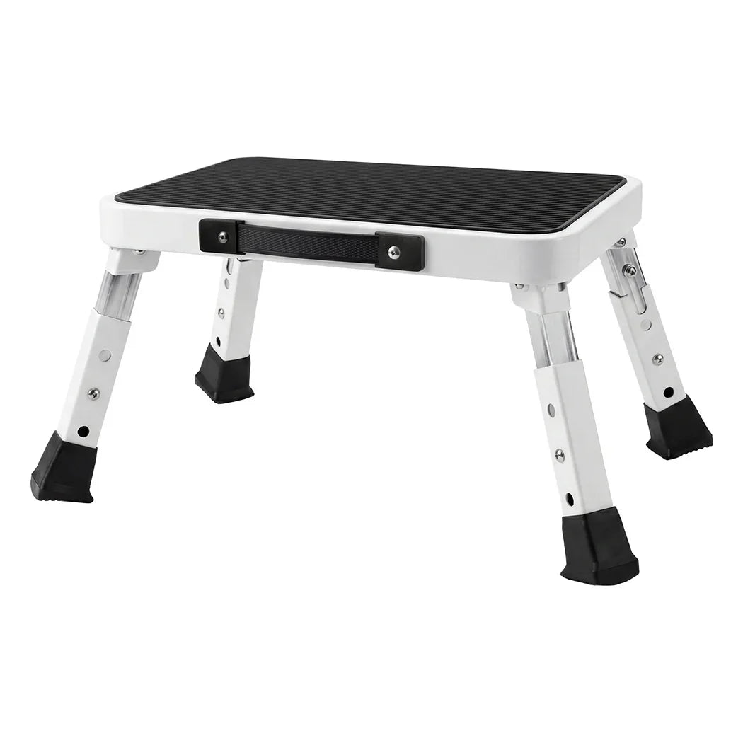 Levede Folding Aluminium Step Stool 150kg 3 Height Adjustable Portable Multi-Use-2050059014036918272