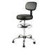 Levede Swivel Office Chair Ergonomic Stool Height Adjustable Footrest Backrest-2050056760940695552