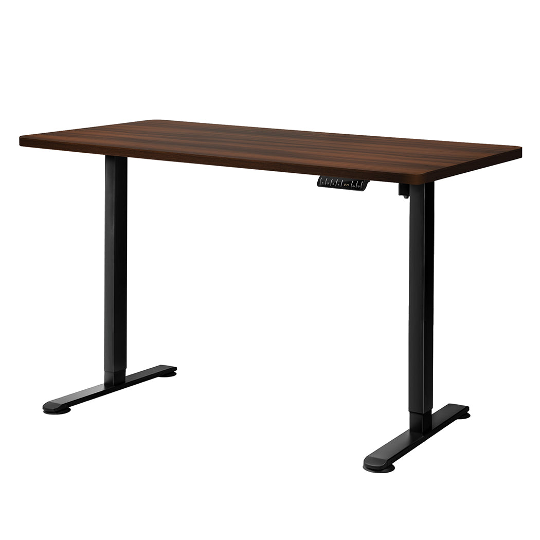 Levede Motorised Standing Desk Adjustable 140cm Walnut 1000x 1MM-1864183329985794048