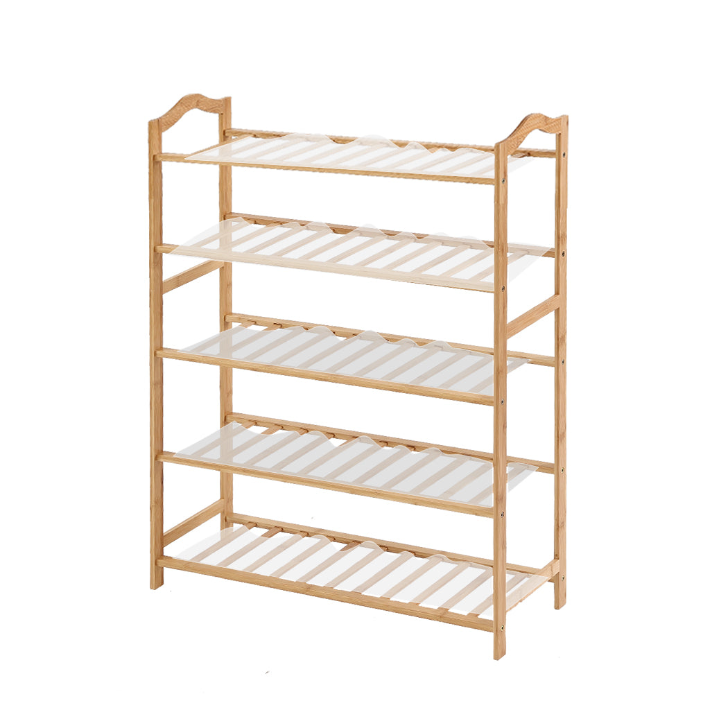 Levede Bamboo Shoe Rack Storage Wooden-2065254633944780800