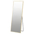 Yezi Rectangular Full Length Mirror 165x60cm Gold Standing Floor Wall Leaning-2050059008483659776