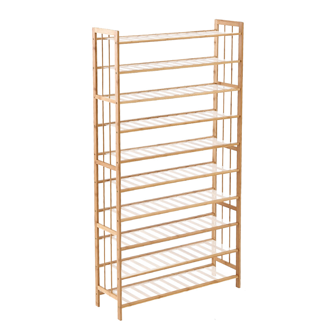 Levede Bamboo Shoe Rack Storage Wooden-1917016719860305920