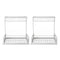 Toque 2x Under Sink Storage Rack Kitchen Cabinet Organiser 2-Tier Shelving Home-2050059015005802496
