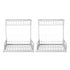 Toque 2x Under Sink Storage Rack Kitchen Cabinet Organiser 2-Tier Shelving Home-2050059015005802496