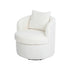 Levede Fleece Swivel Chair-2025742034358374400
