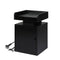 Levede Bedside Table USB Charger Outlet RGB Black-2006732841714585600