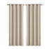 2x Blockout Curtains Panels 3 Layers Beige-1942353377186942976