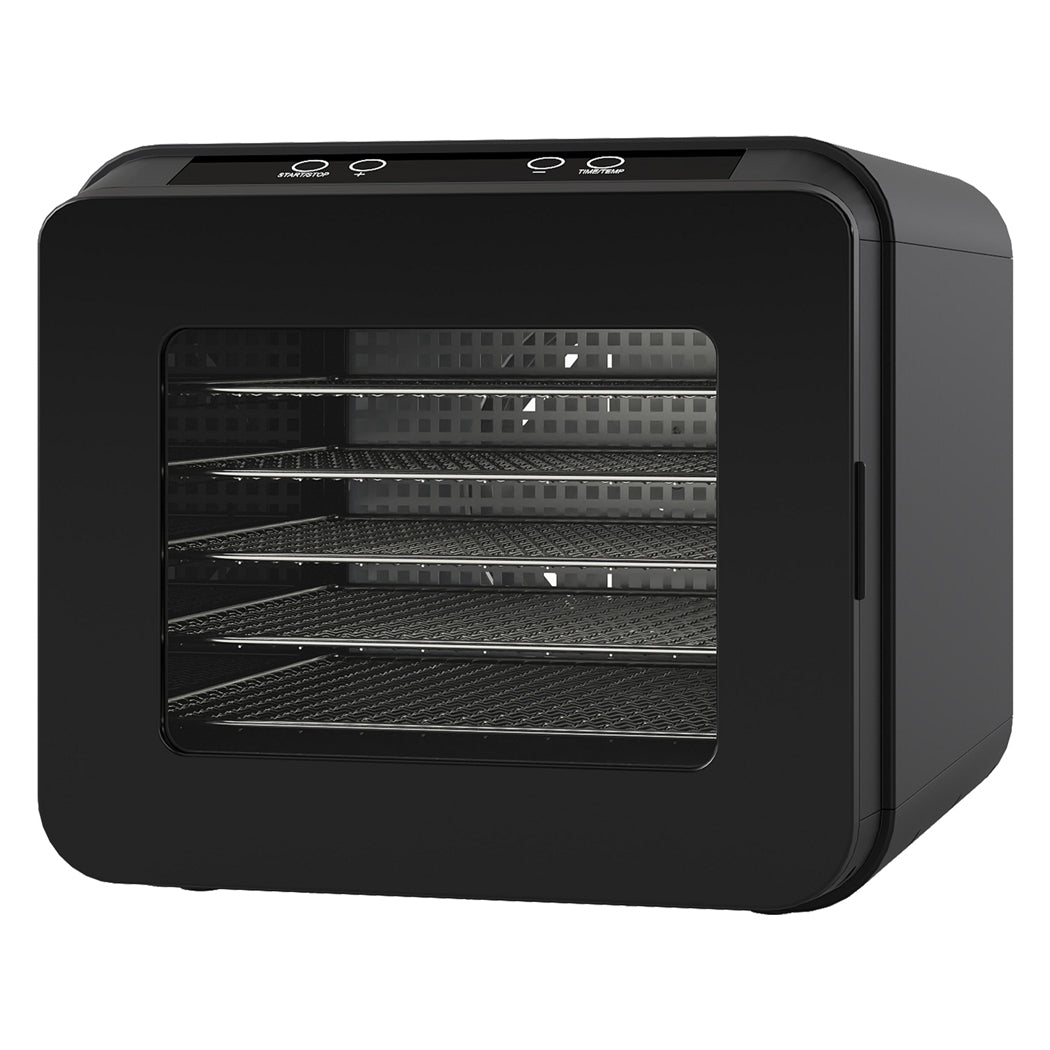Spector 6 Trays Food Dehydrator Fruit Dehydrators Black-2050056904671105024