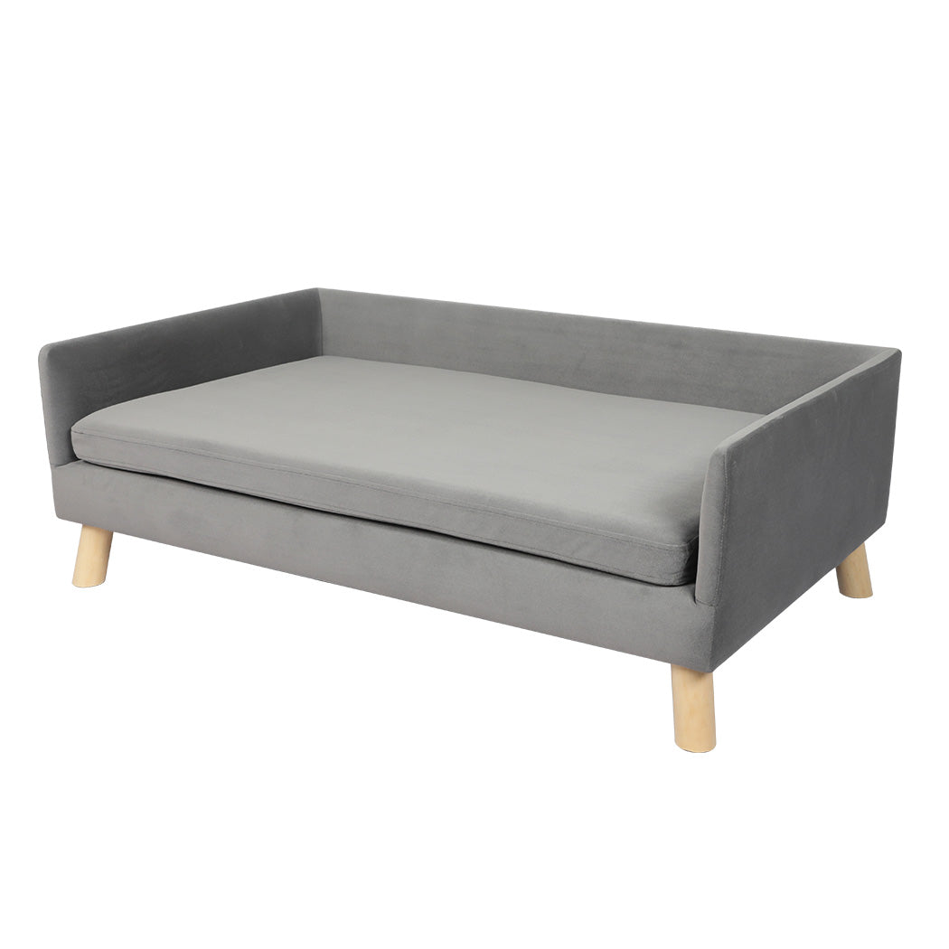 PaWz Pet Sofa Bed Dog Warm Soft Lounge Grey-2006732984127983616