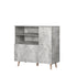 Levede Buffet Sideboard Storage Cabinet Grey-1864183278211305472