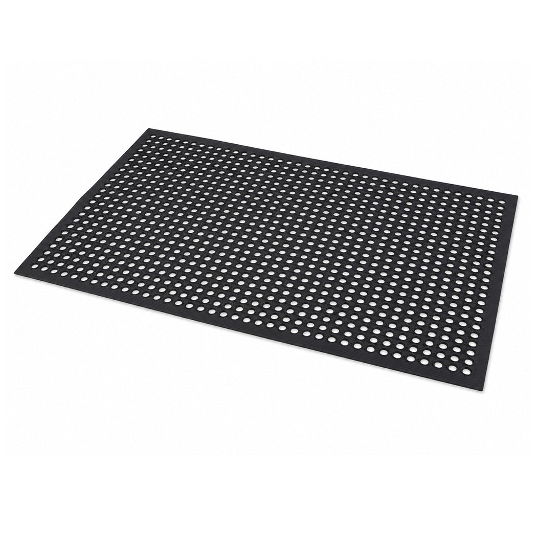 Marlow Anti Fatigue Mat Non Slip for Rubber Floor Draining Entry Door Black-2100034956603559936