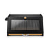 Toque Bread Box Bamboo Bread Storage Container with Cutting Board Black-2072893581194039296