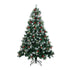 SANTACO Christmas Tree Snow Flocked1.8M