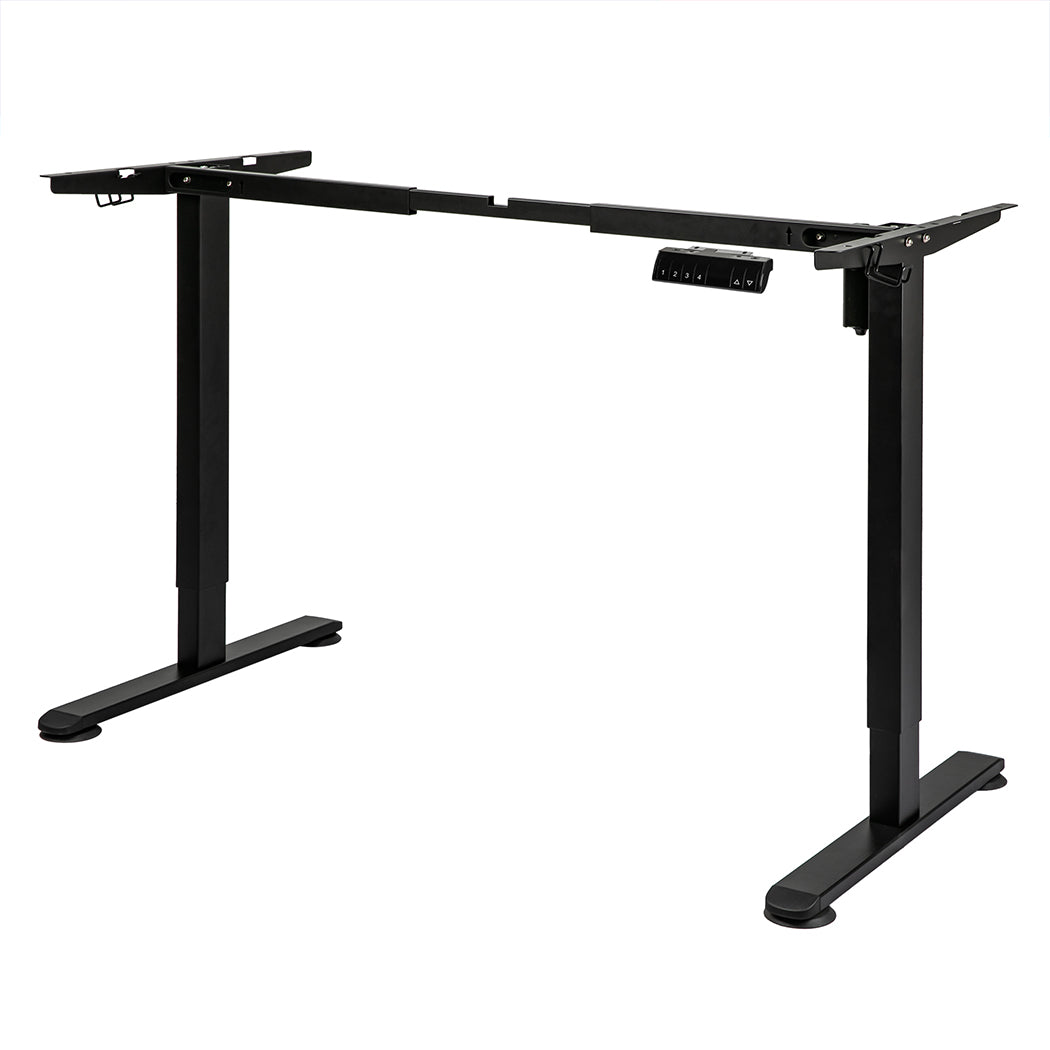 Levede Motorised Standing Desk Frame Black Single Motor-1864183323409125376