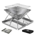 Levede Folding BBQ Portable Charcoal Grill 2-IN-1-2006732907498049536