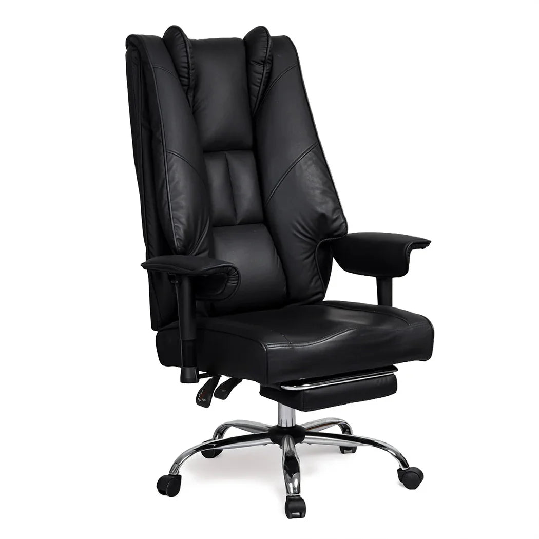 Levede Heavy Duty Office Chair Tall PU Leather High Back Computer Work Seat-2050056783036289024