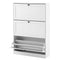Levede Shoe Cabinet 3 Flip Drawers Adjustable Shelf Shoe Organiser Storage Rack-2050059010387873792