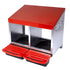 Pawz Chicken Nesting Boxes 2 Hole for Rolling Egg Collectio Inside Outside-2061251867299680256