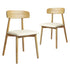 Levede 2x Dining Chairs Kitchen Chair Natural-1864183288890003456
