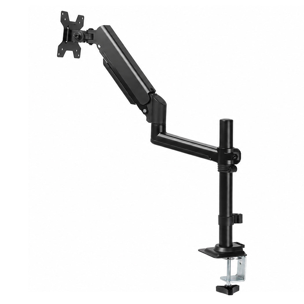 Levede Single Monitor Arm Adjustable 2-Way Desk Mount Rotatable 13-32 inch Black-2100035032734371840