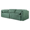 Levede Sofa Floor Couch 3-Seater Leathaire