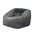 Marlow Bean Bag Chair Cover Soft Velvet Dark grey-2006733217914294272
