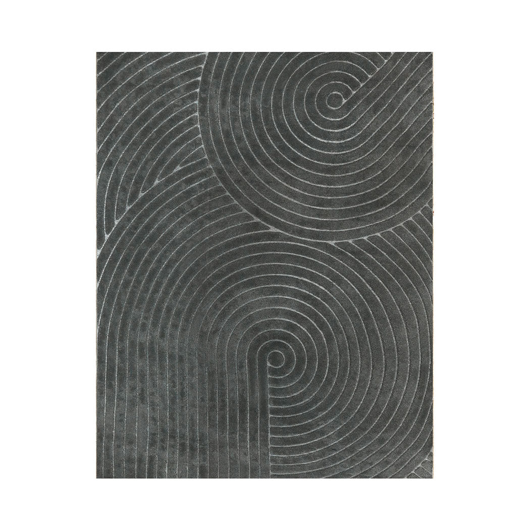Marlow Floor Rug Soft Polyester Carpet Non Slip Plush Shaggy Rugs Geometric-1894516741392961536
