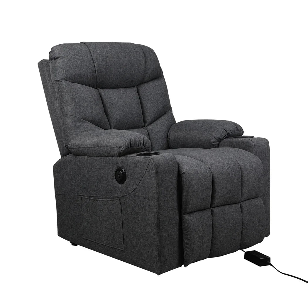 Levede Recliner Chair Electric Lift Grey-2006733117032894464