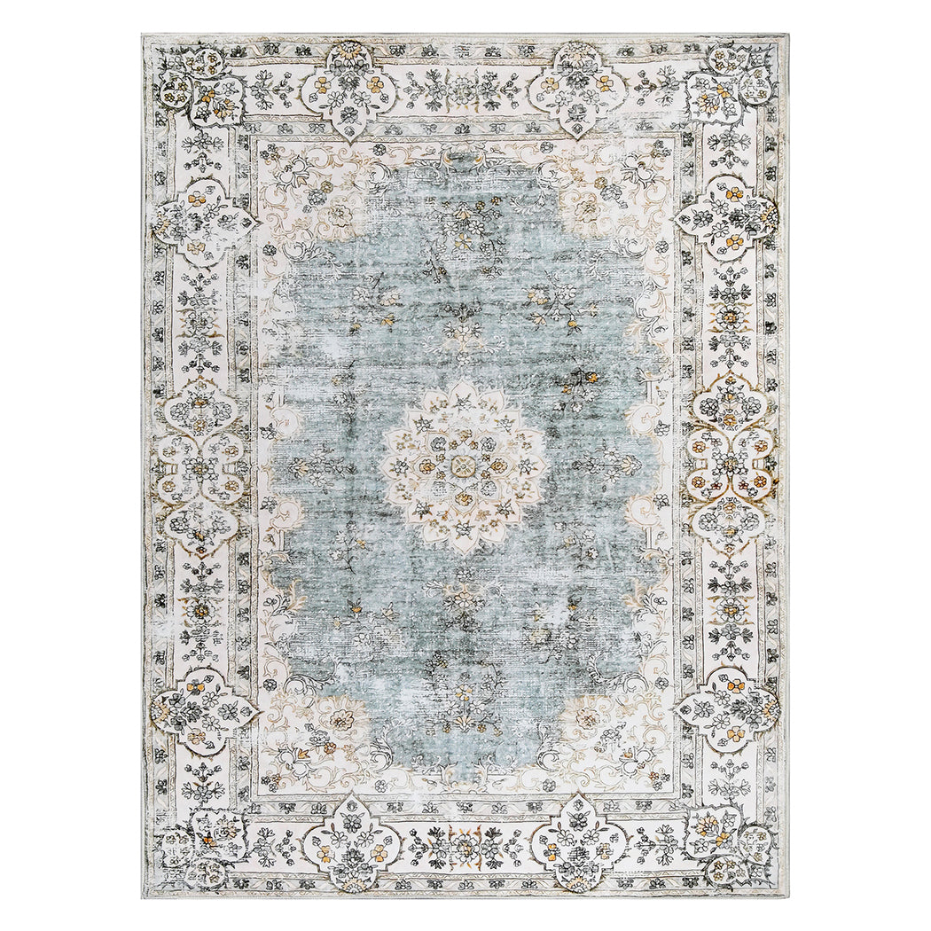 Marlow Floor Rug Short Pile Washable Vintage Carpet Soft Plush Non Slip 160x120-1894516740457631744