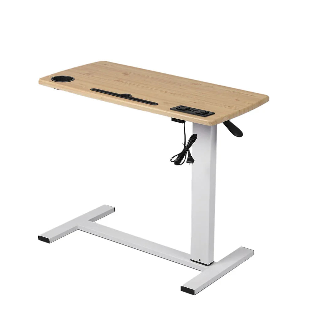 Levede Standing Desk Height Adjustable Oak-2006733138390290432
