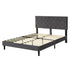 Levede Bed Frame Double Size Mattress Grey-2006733224109281280