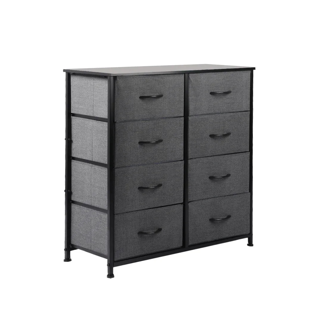Levede Storage Cabinet Tower Chest Dark Grey-2018816882634788864