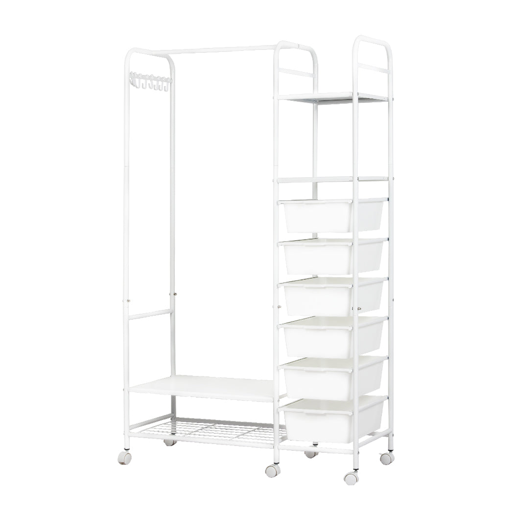 Levede 94CM Clothes Rack Stand Heavy Duty Hanging-1954802470706352128
