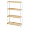 Levede Bamboo Storage Rack 4 Tier Shelf Shoe Organiser-2050056914347364352