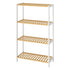 Levede Bamboo Storage Rack 4 Tier Shelf Shoe Organiser-2050056914347364352