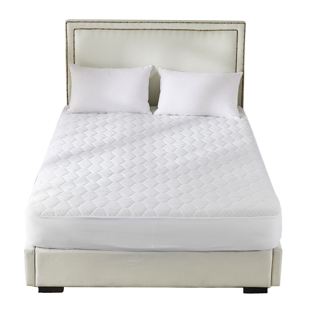 Dreamz Mattress Protector Topper Bamboo Queen-2006733086171205632