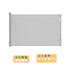 BoPeep Retractable Baby Safety Gates 300cm Grey 300 cm-2018816832366055424