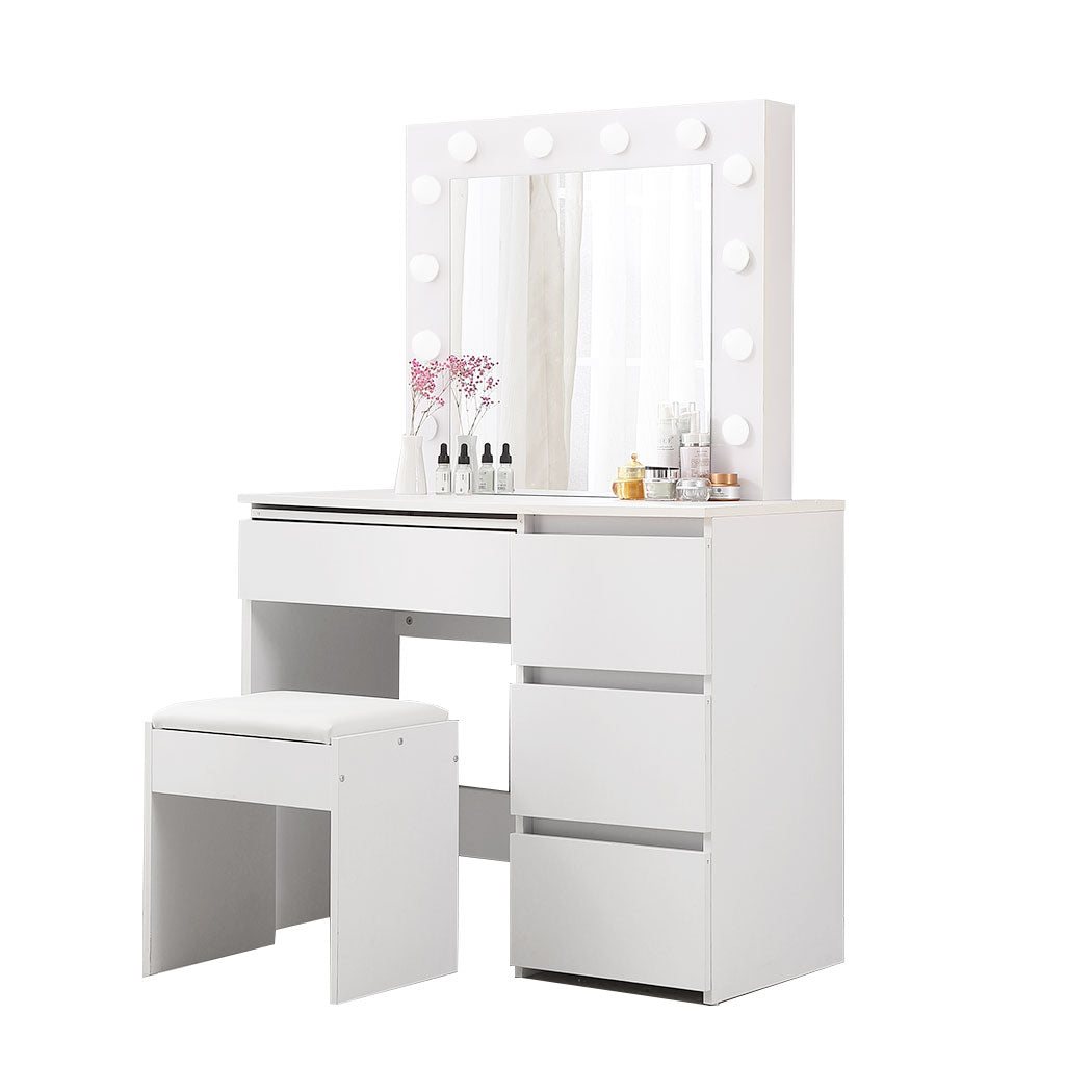 Levede Dressing Table Vanity Set Stool-1864184742321197056