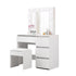 Levede Dressing Table Vanity Set Stool-1864184742321197056