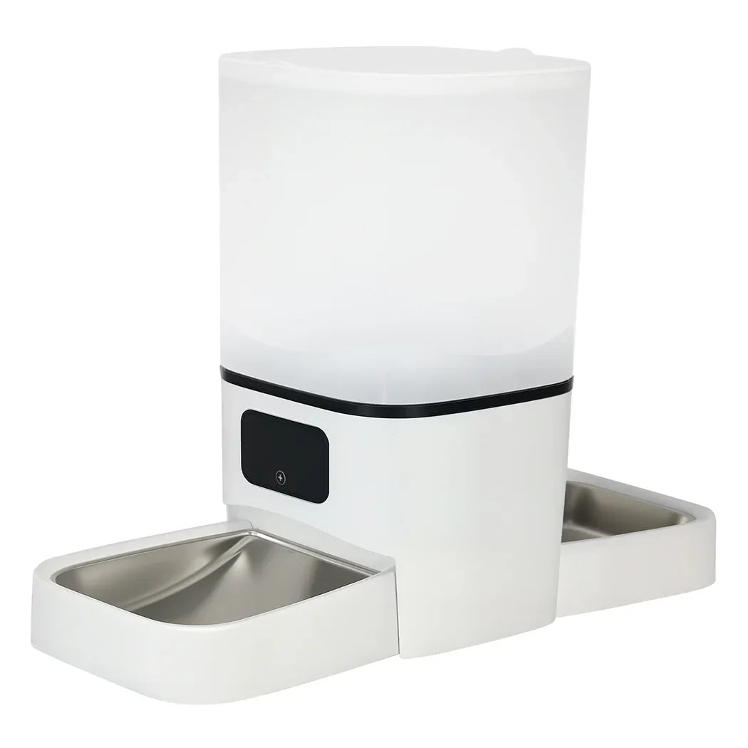 PaWz 6L Automatic Pet Feeder 2 Bowl Food Dispenser-2050056902984994816